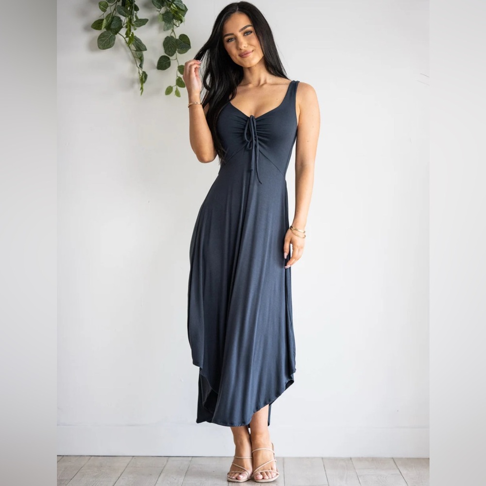 Sozy Sarah sleeveless dress graphite